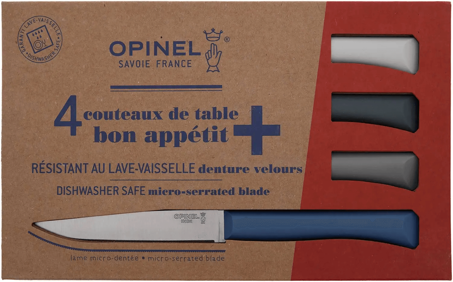 Набор ножей Opinel Bon Appetit Plus Storm Фото 2